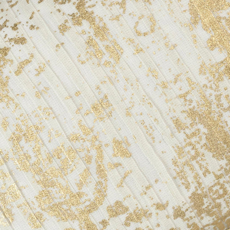 Ella Ivory and Gold Pillow