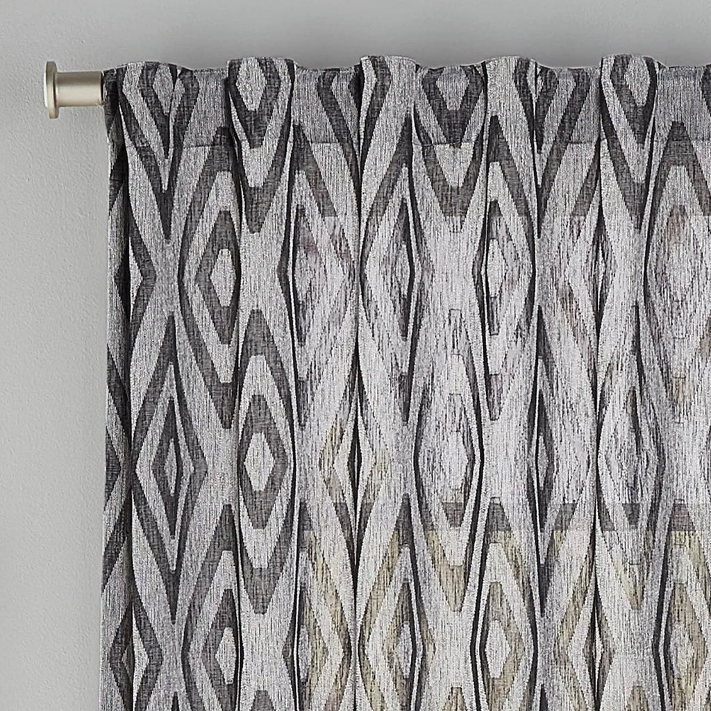 Ellery Grey Geometric Panel