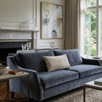 Elly Grey Gold Lumbar Pillow