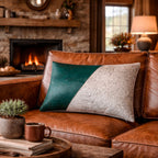 Ember Multicolored Hairon Hide Pillow