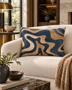 Ember Indigo Pillow
