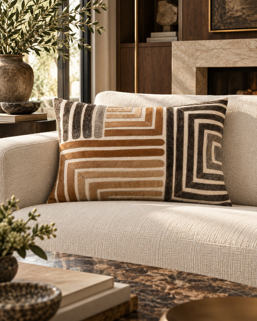 Ember Geo Pillow