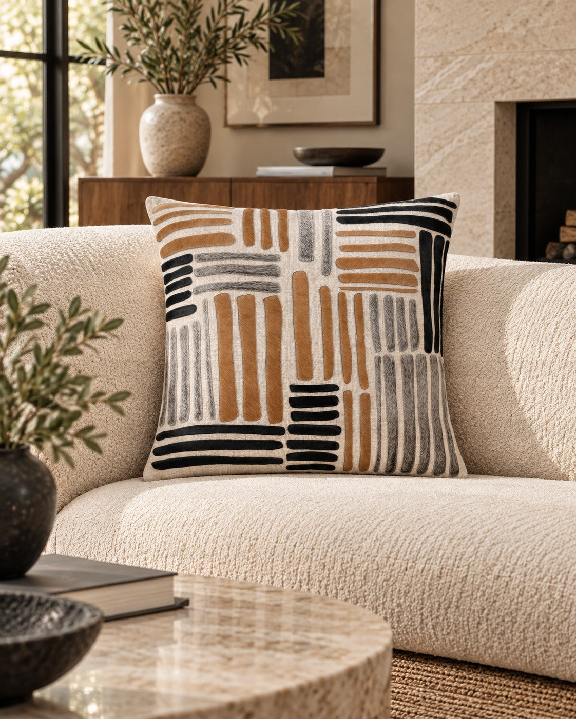 Ember Geo Pillow