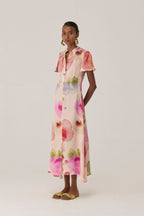 Californian Poppies Midi Dress