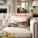 Fawn Digital Print Multi Color Velvet Pillow