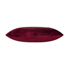 Burgundy Velvet and Gold Foil Holiday Pillow