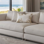 Inspire Me! Home Decor Asra White and Gold Pillow