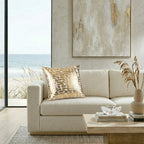 Becca Ivory Gold Pillow