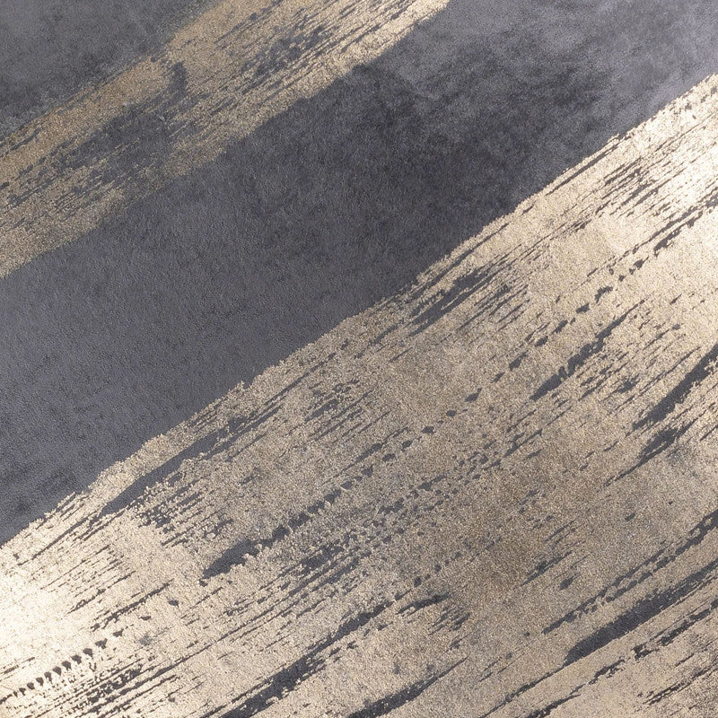 Inspire Me! Home Decor Leyla Charcoal Gold Pillow