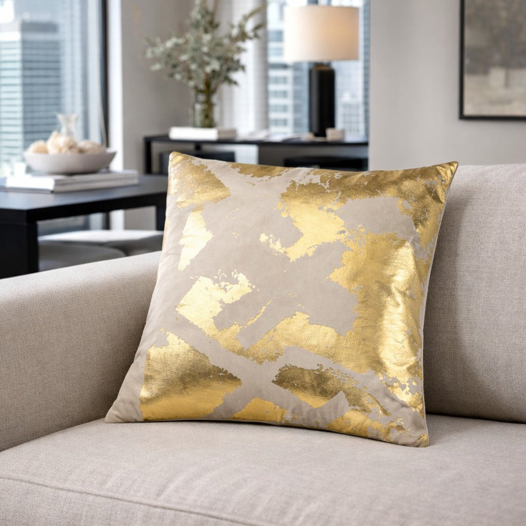 Inspire Me! Home Decor Zara Beige Pillow