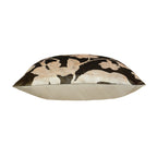Forest Green Floral Square Pillow