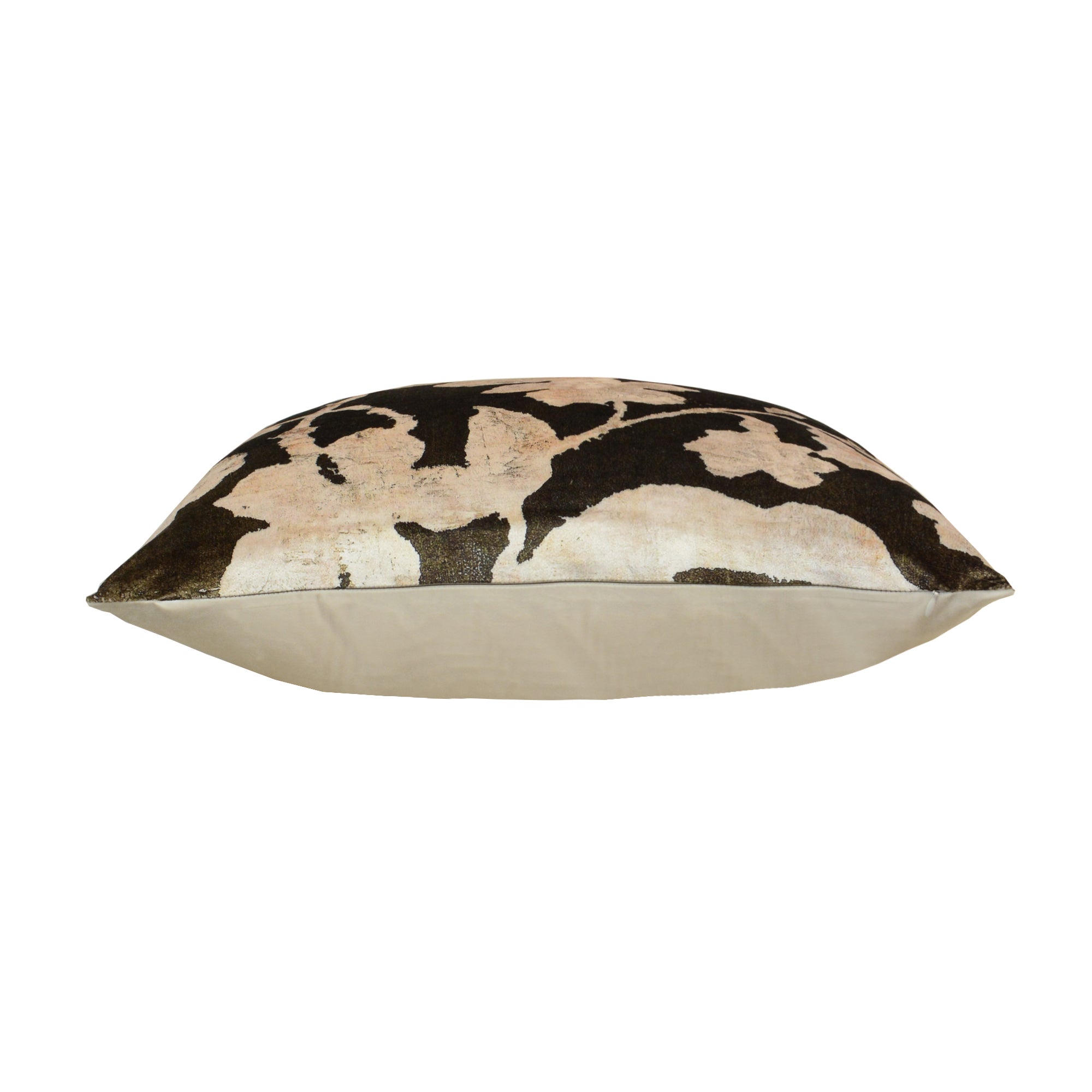 Forest Green Floral Square Pillow