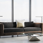 Hudson Black Velvet Pillow