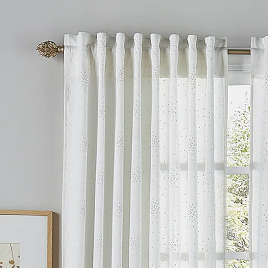 Iris Ivory Linen Panel