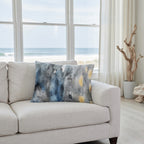 Islay Blue Velvet Pillow