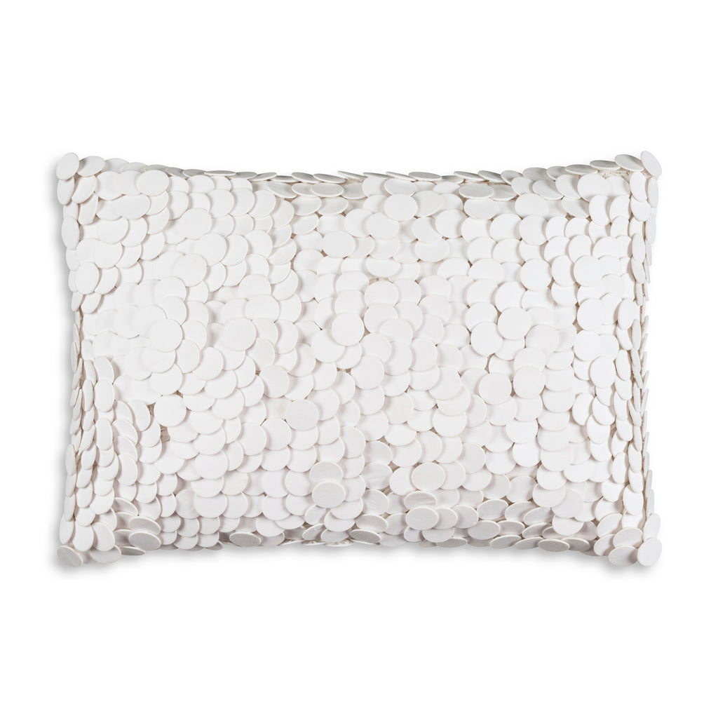 Islay White Disc Pillow