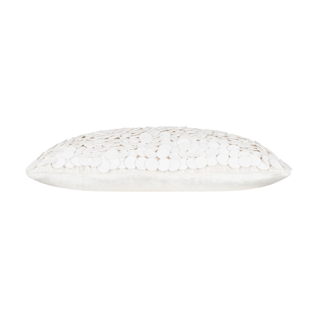 Islay White Disc Pillow