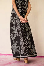 Black Geometric Ikat Co-ord Set