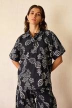 Black Floral Ikat Classic Co-ord Set