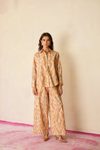 Sand Oversized Ikat Co-ord Set