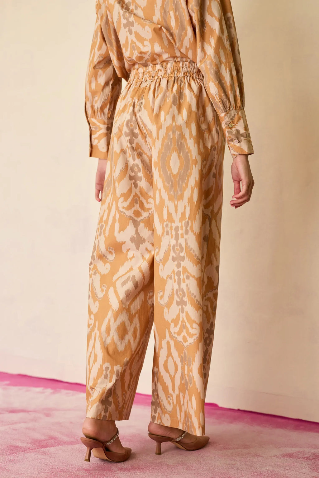 Sand Oversized Ikat Co-ord Set