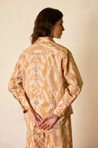 Sand Oversized Ikat Co-ord Set