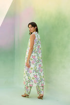 Ivory Floral Ikat Co-ord Set