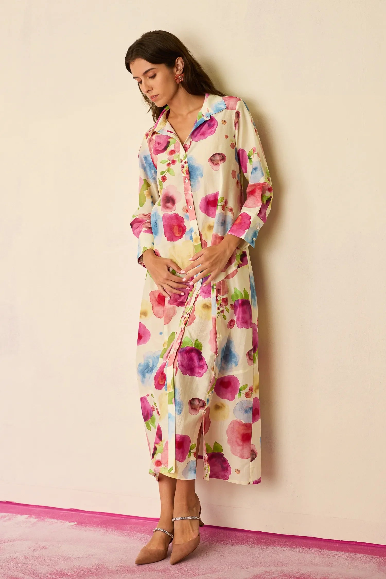 Californian Poppies Shirt Dress