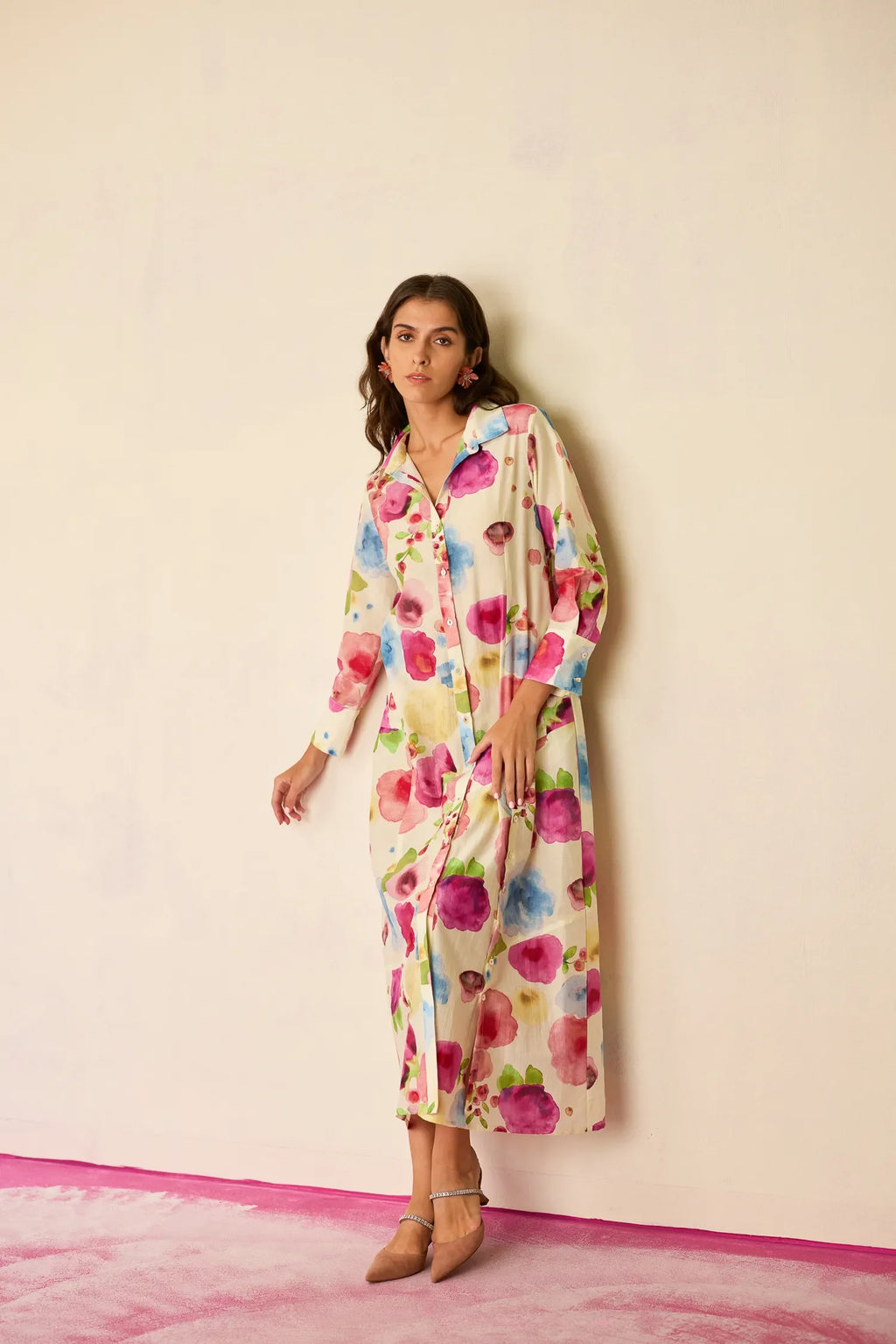 Californian Poppies Shirt Dress