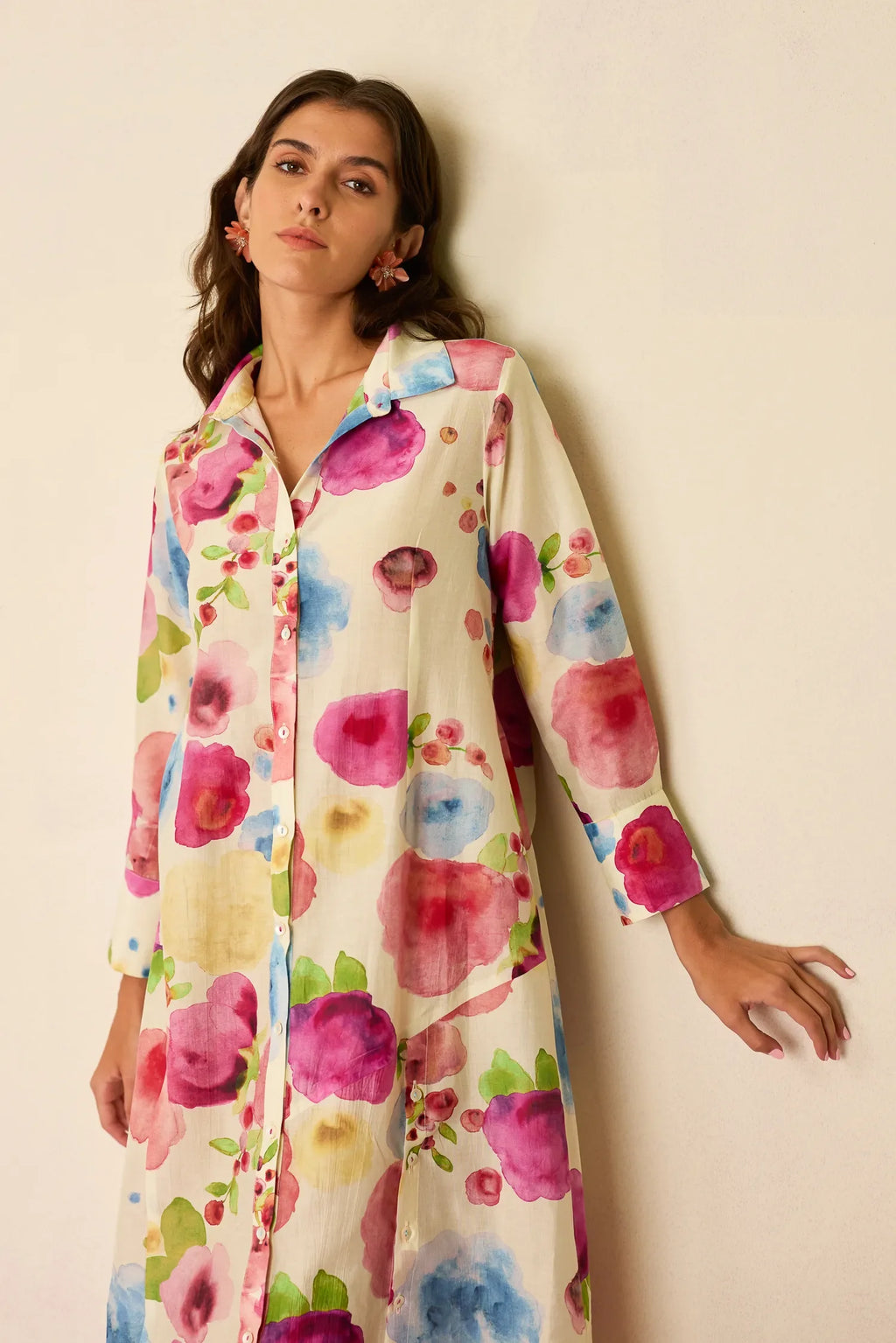 Californian Poppies Shirt Dress