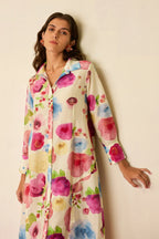 Californian Poppies Shirt Dress