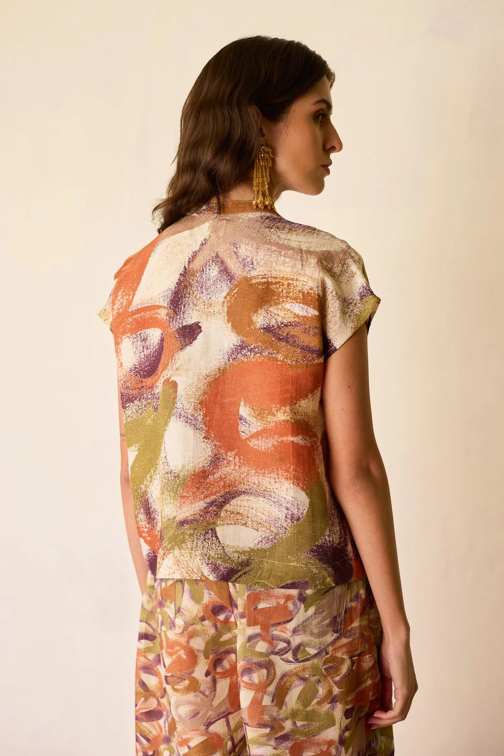 Brushstroke Summer Top
