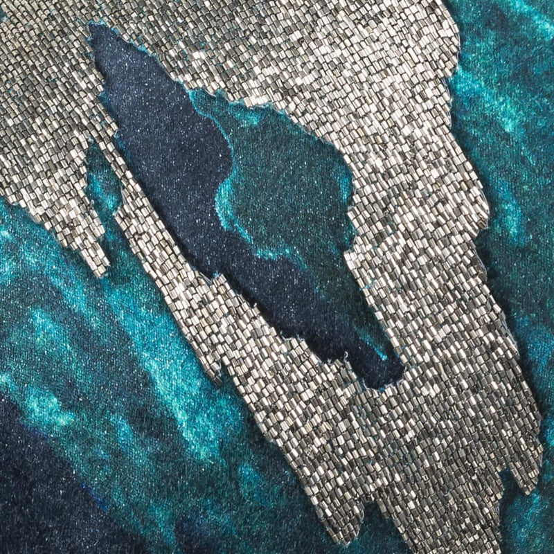 Jade Navy Pillow