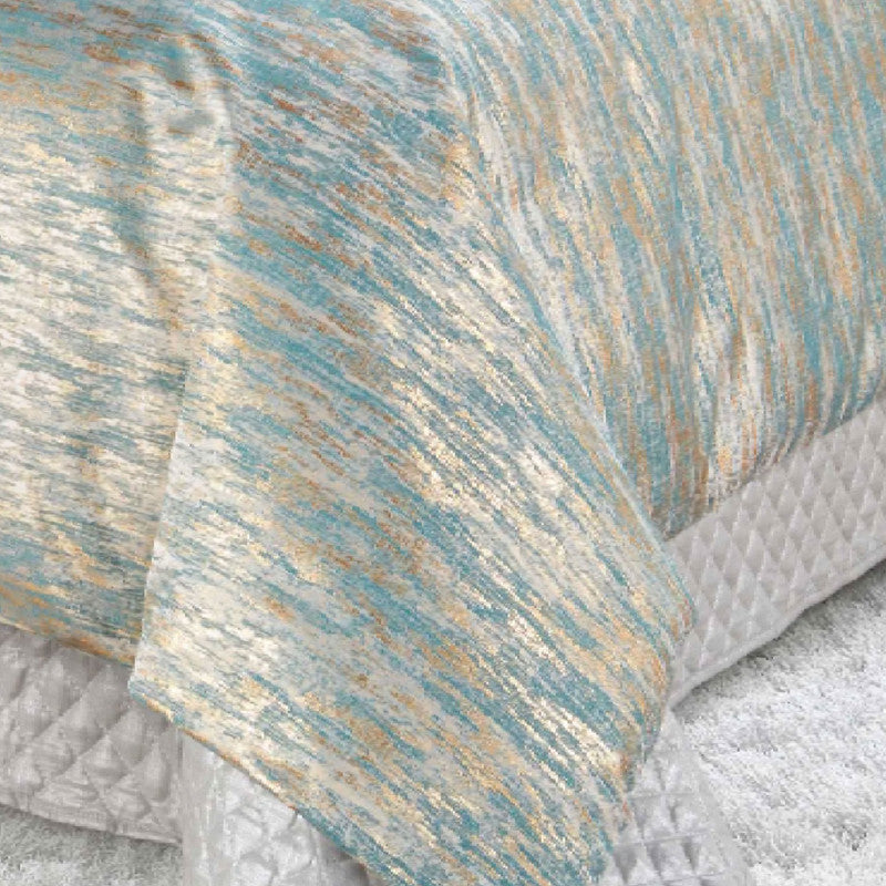 Jade Teal Gold Duvet