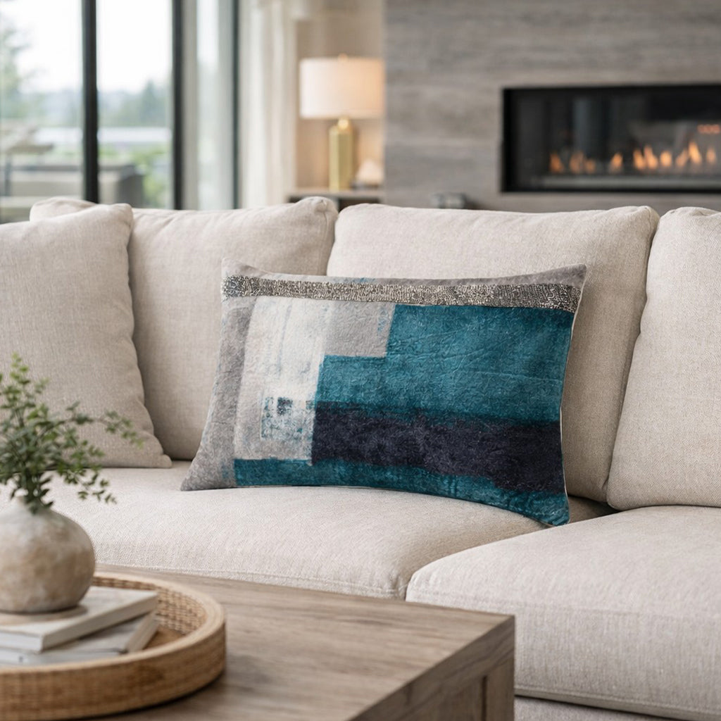 Jade Teal Pillow