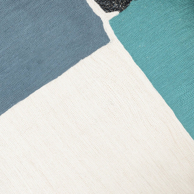 Jade Blue Multicolor Pillow