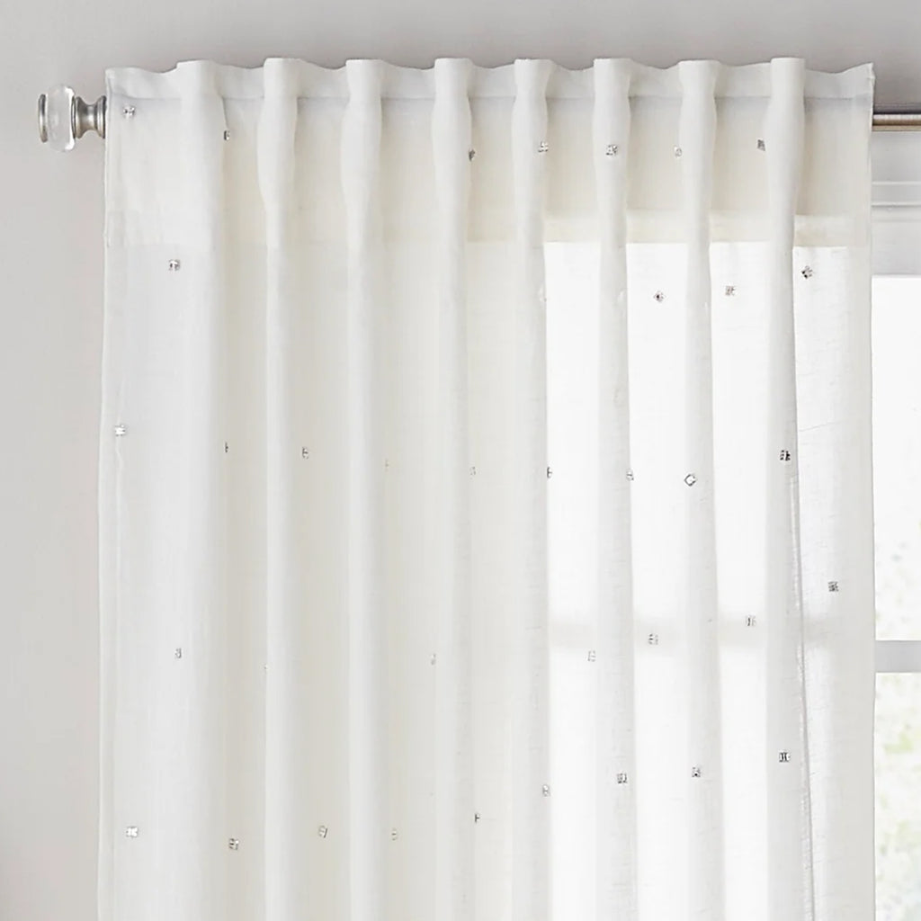 Jewel Ivory Linen Panel