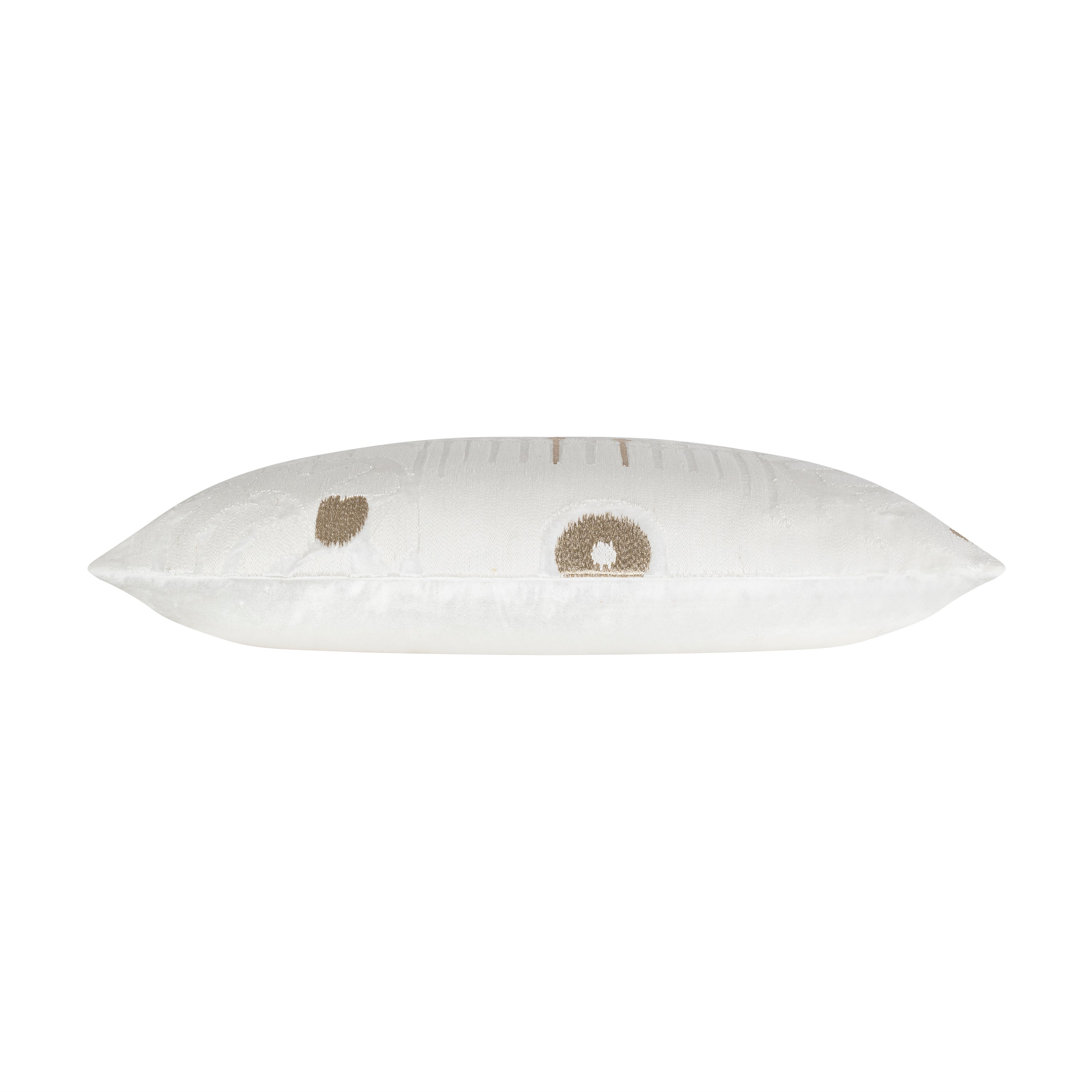 Kas Ivory Gold Ikat Pillow