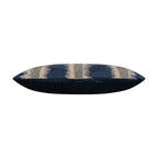Kas Navy Gold Stripe Pillow