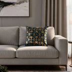 Kora Navy Velvet Pillow
