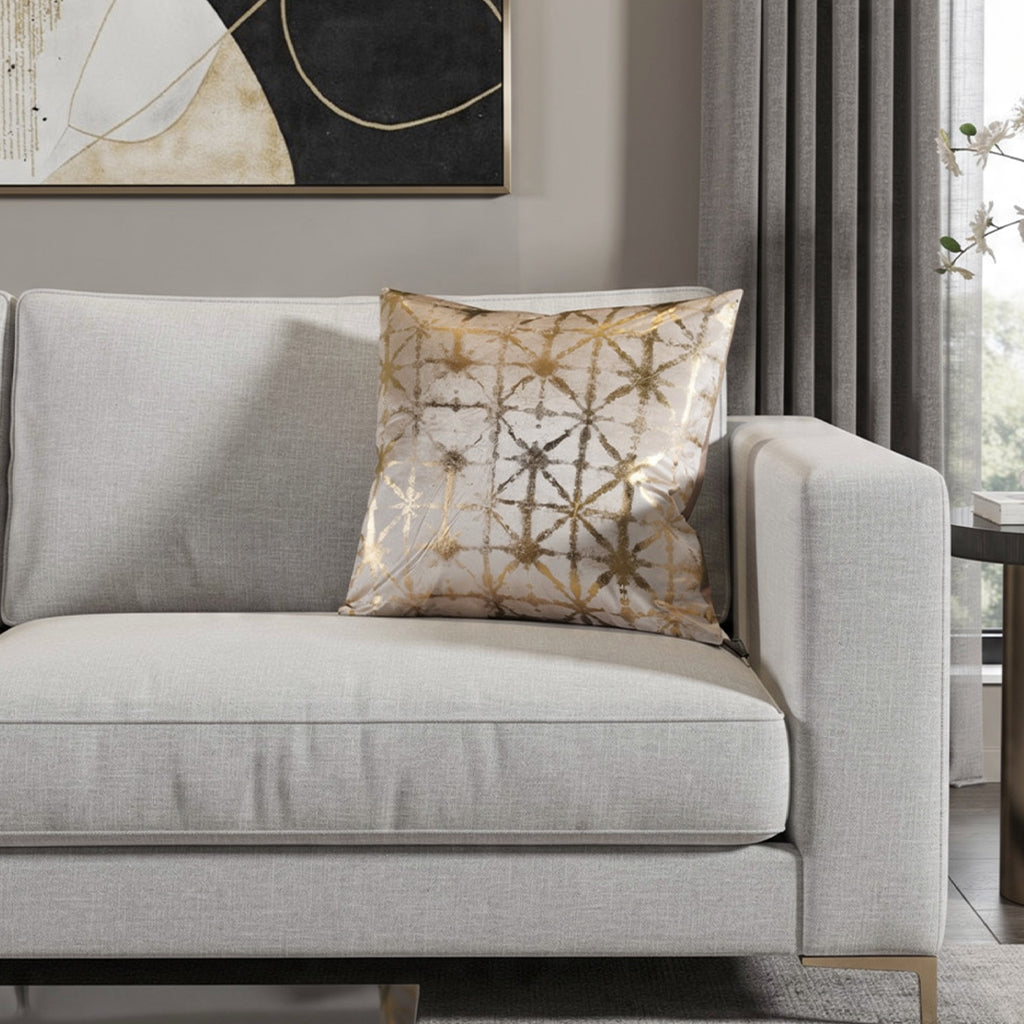Kora Ivory Velvet Pillow