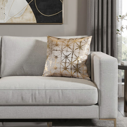 Kora Ivory Velvet Pillow