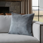 Lagos Gray Hide Pillow