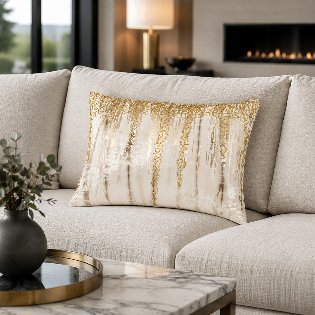 Lahana Ivory Stone Pillow