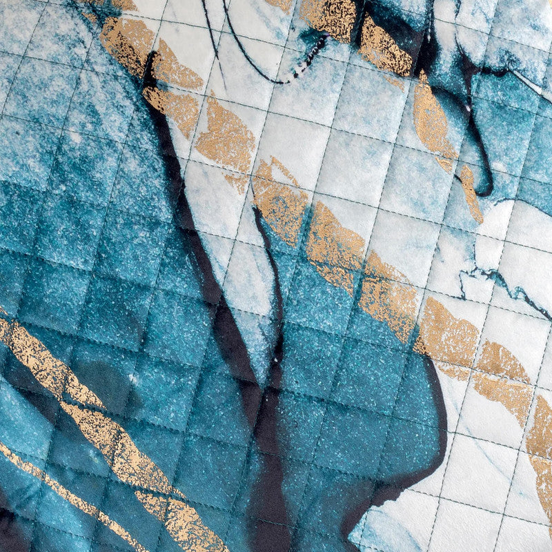Lapis Quilted Multicolor Pillow