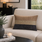 Layla Charcoal Stone Lumbar Pillow
