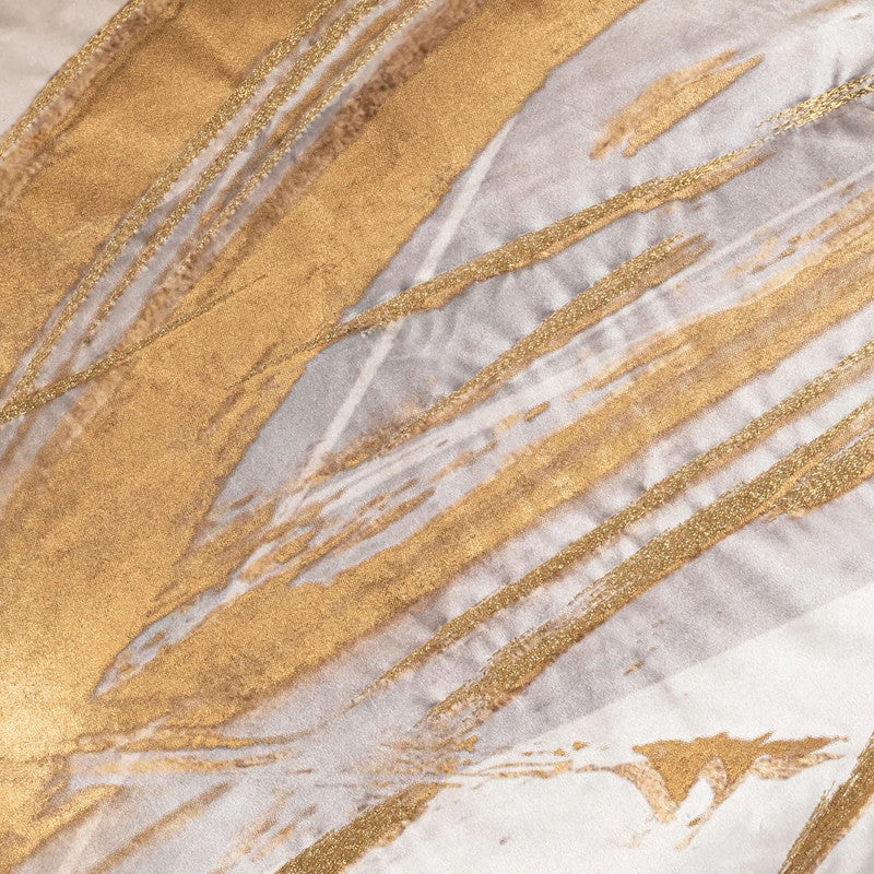 Leah Ivory Gold Pillow
