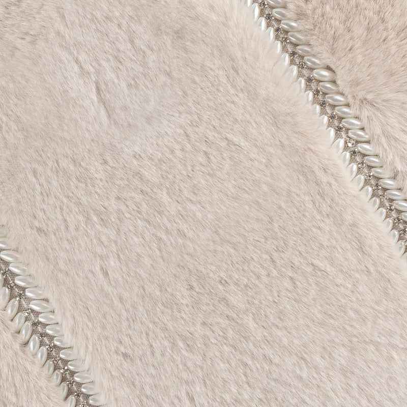 Lux Beige Fur Pillow