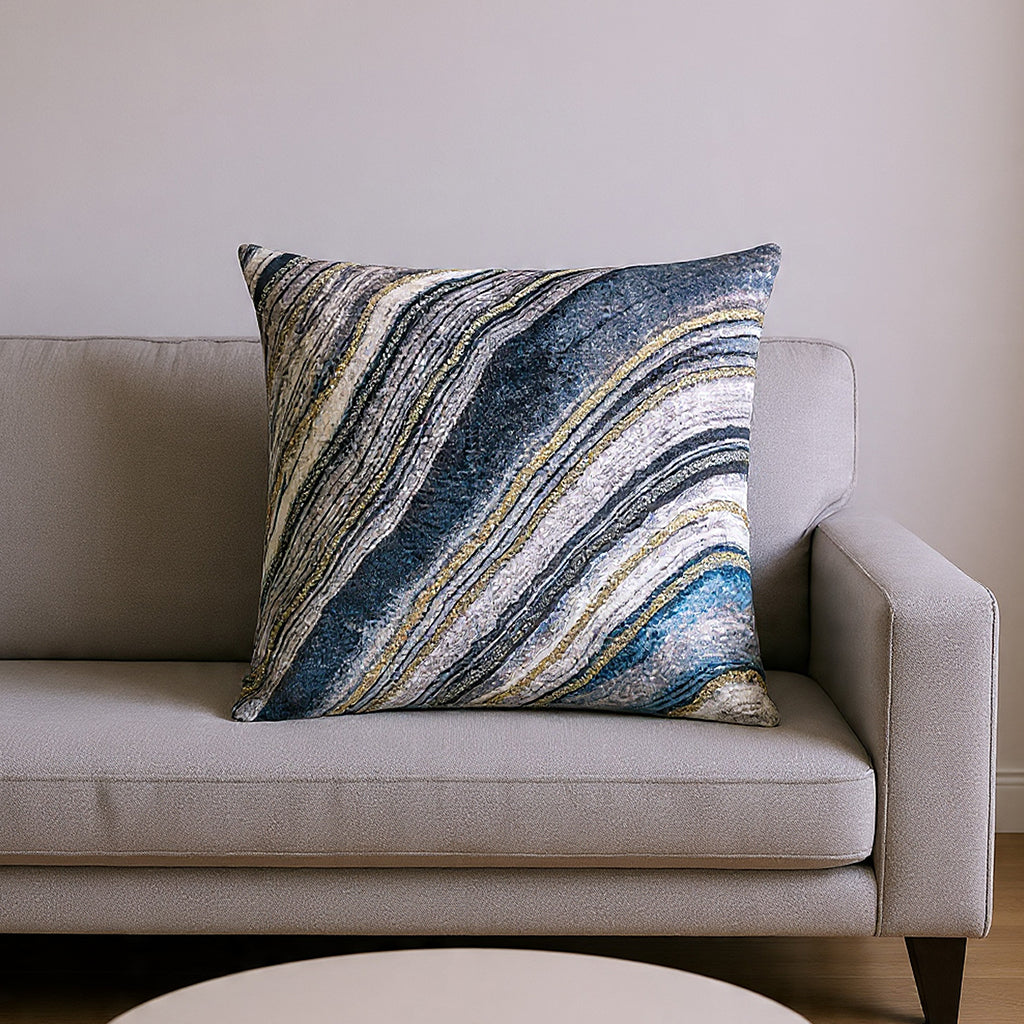 Maia Multicolor Beaded Pillow