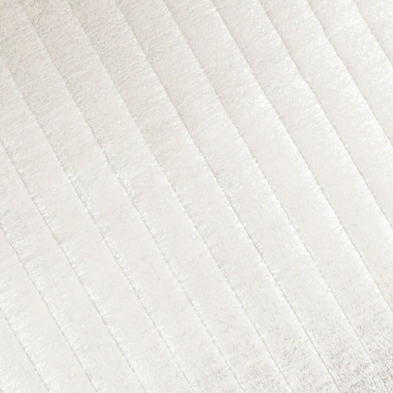 Maya White Silver Euro Sham